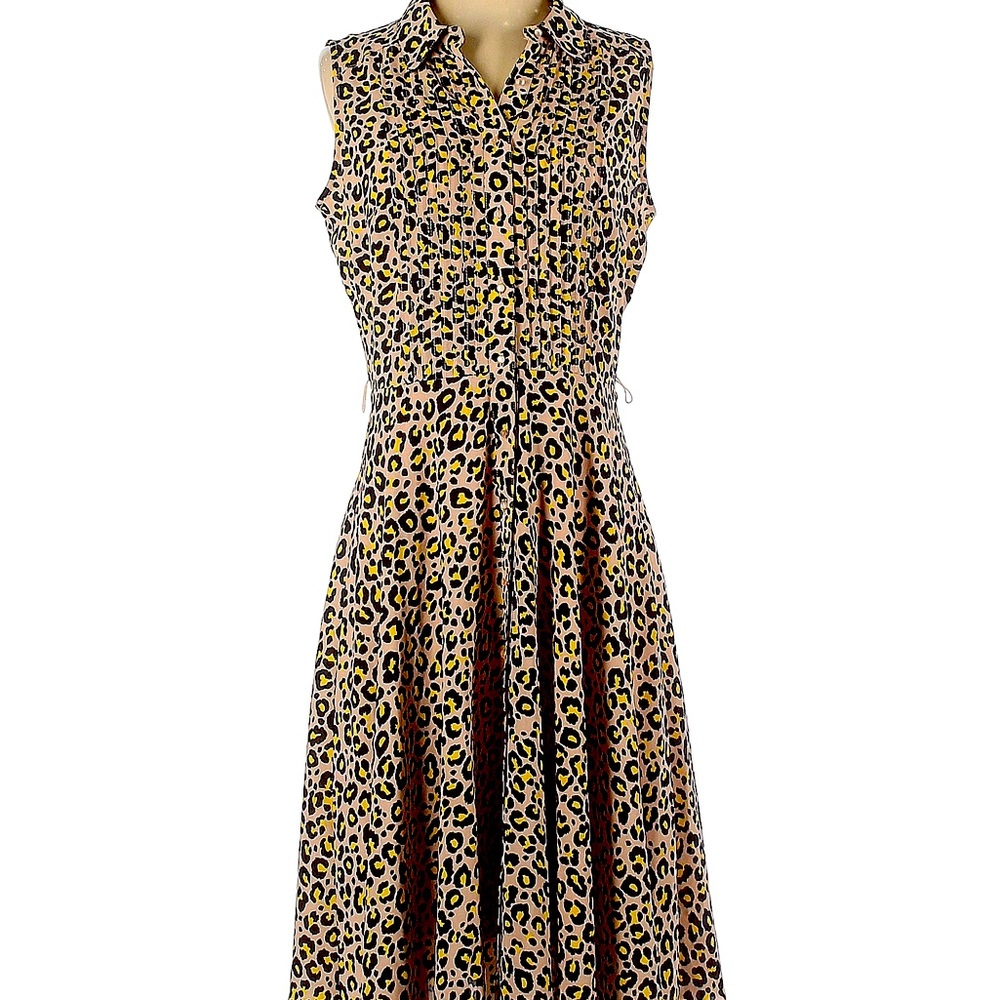 Leopard print lightweight dress